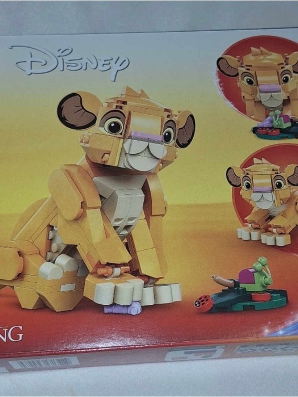 Lego Disney The Lion King Simba Building Kit Toy 222 Pieces